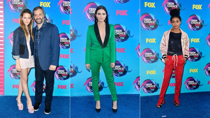 Illustration for article titled Nauseating Neons, Power Suits, and Frilly Florals Dominated the Teen Choice Awards